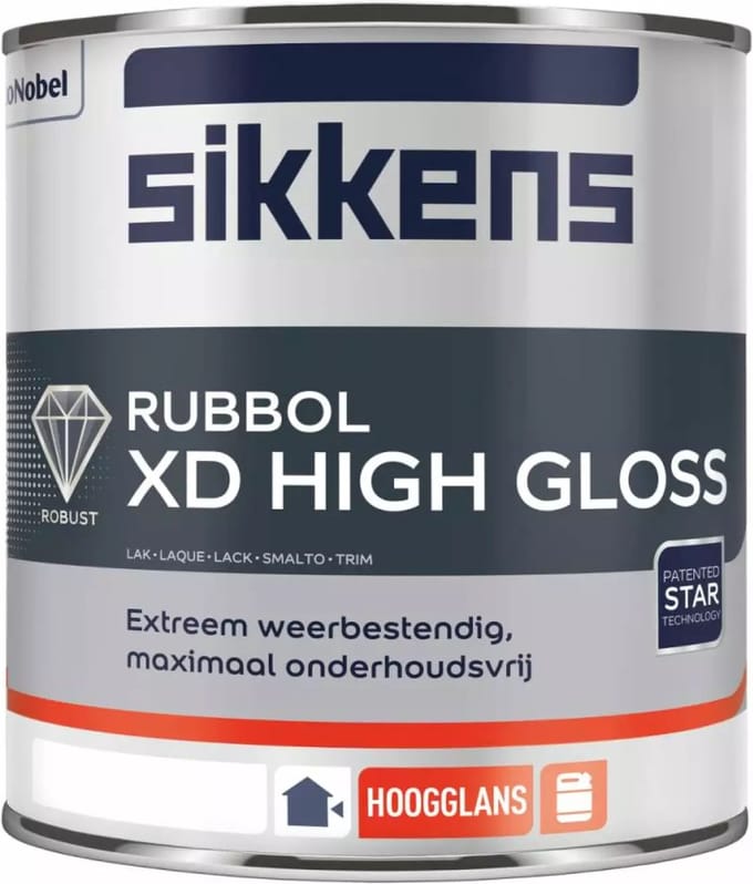 Sikkens Rubbol XD High Gloss - 1L - Wit