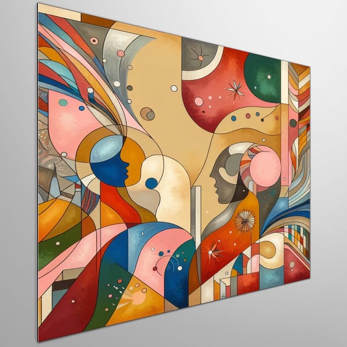 Kunstprint | Wanddecoratie | Dibond | 30 × 30 cm