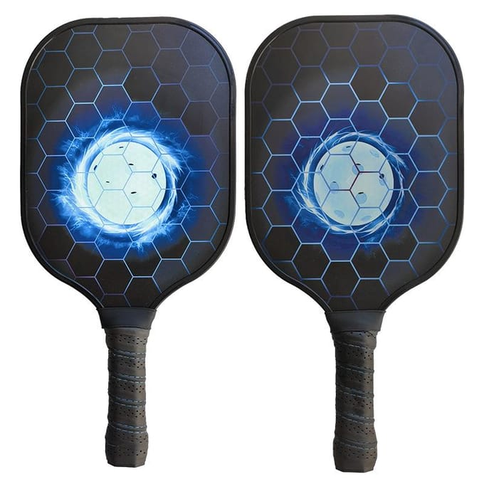 Glasvezel Pickleball Bat Set Hoge Kwaliteit Peak Racket Shot black