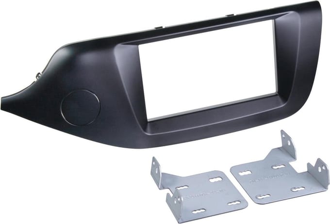 2-DIN Paneel geschikt voor Kia Cee'd (JD) / Cee'd SW (JD) / Pro Cee'd (JD) Kleur: Zwart