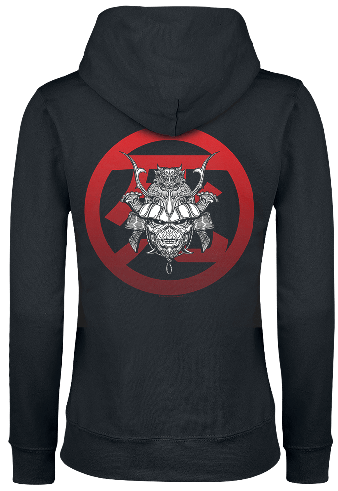 Iron Maiden Trui met capuchon - Eddie Warrior - L - voor Vrouwen - zwart