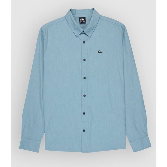 Quiksilver Mw Premium Stretch Overhemd Met Lange Mouwen Blauw L Man