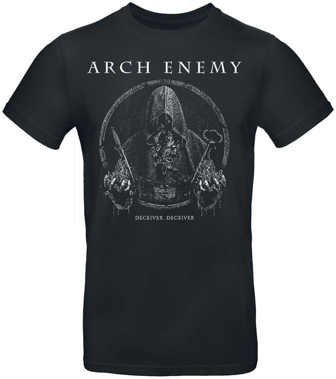 Arch Enemy T-shirt - Deceiver - S tot 5XL - voor Mannen - zwart