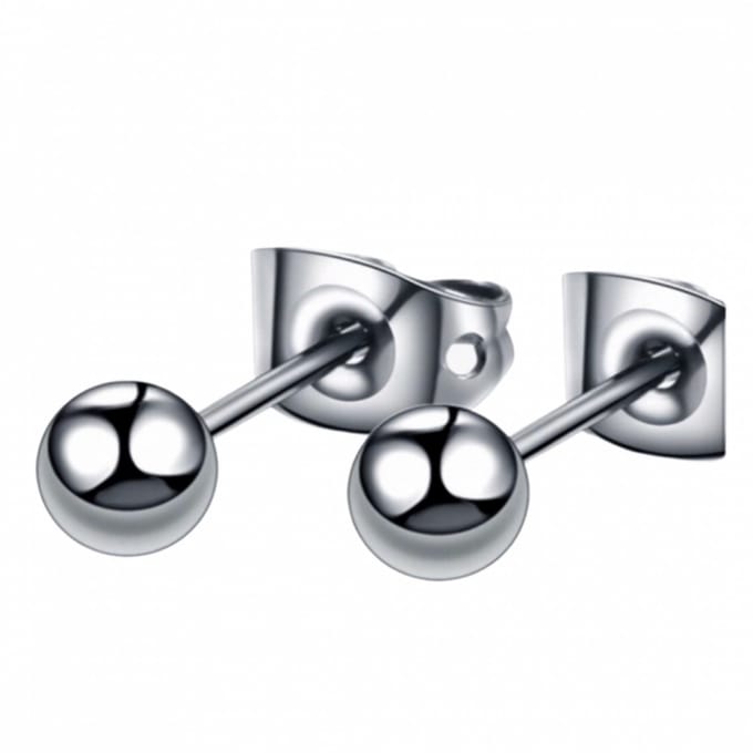 Oorknopje- Stainless steel