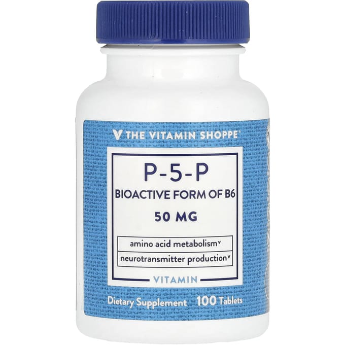 The Vitamin Shoppe, P-5-P, 50 mg, 100 comprimés