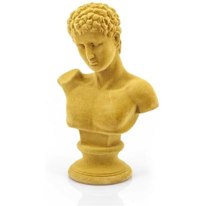 Furnilux - Decoratie item Adam Okergeel 16 x 10 x 25 cm