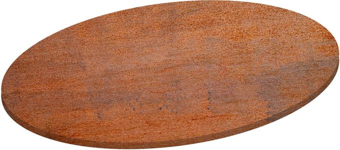 Wovar Cortenstaal Staptegel ovaal 80 x 40 cm | Per Stuk