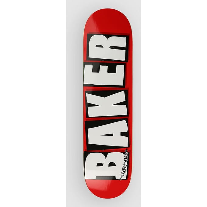 Baker Brand Logo 8.0" Skateboad Deck rood