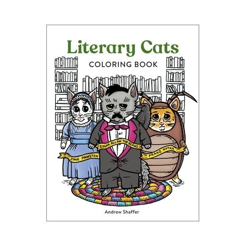 Literary Cats Coloring Book - Rp Studio - Andrew Shaffer