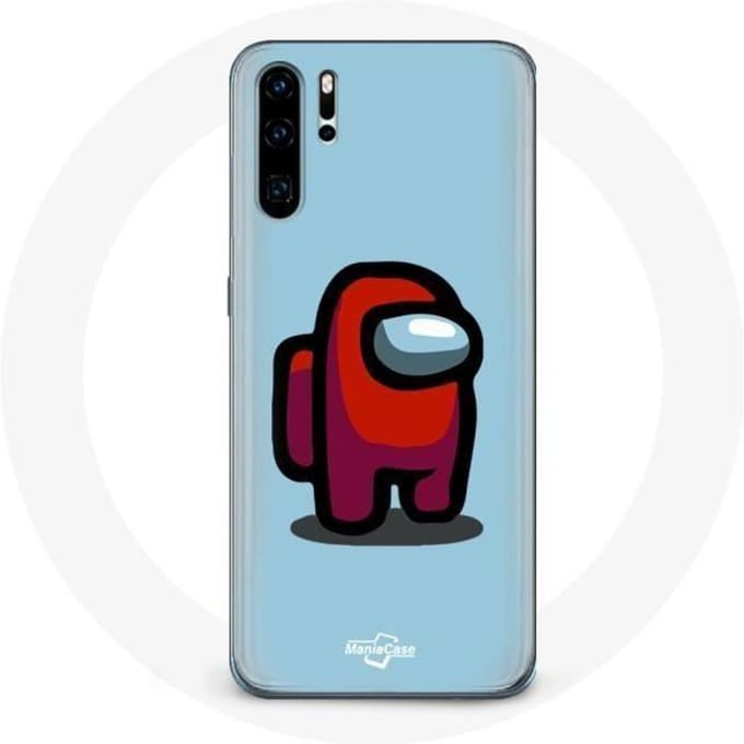 Coque - Huawei - P30 - Souple - Synthétique - Motif Among Us bleu