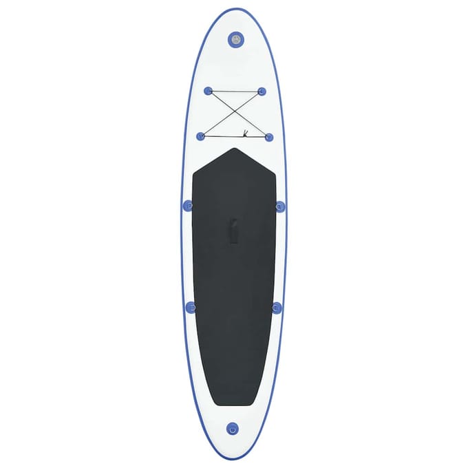vidaXL Stand Up Paddleboardset opblaasbaar blauw en wit