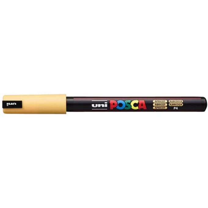 Paintmarker Uni POSCA PC1MR extra fijn abrikoos