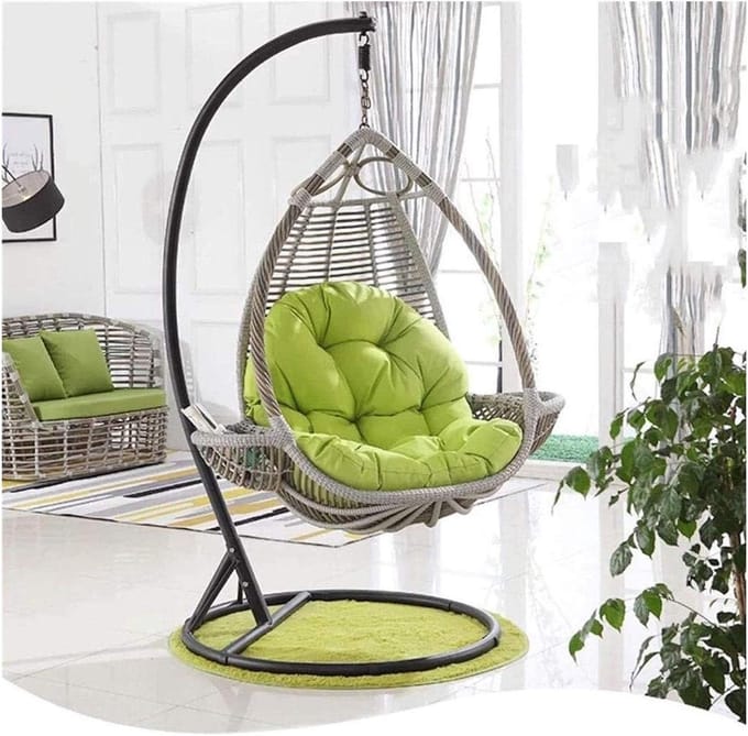 Hangmat Stoelkussen - Eivormig Kussen - Buiten Ontspannen - Getuft Design - Niet Gespecificeerd - Groen