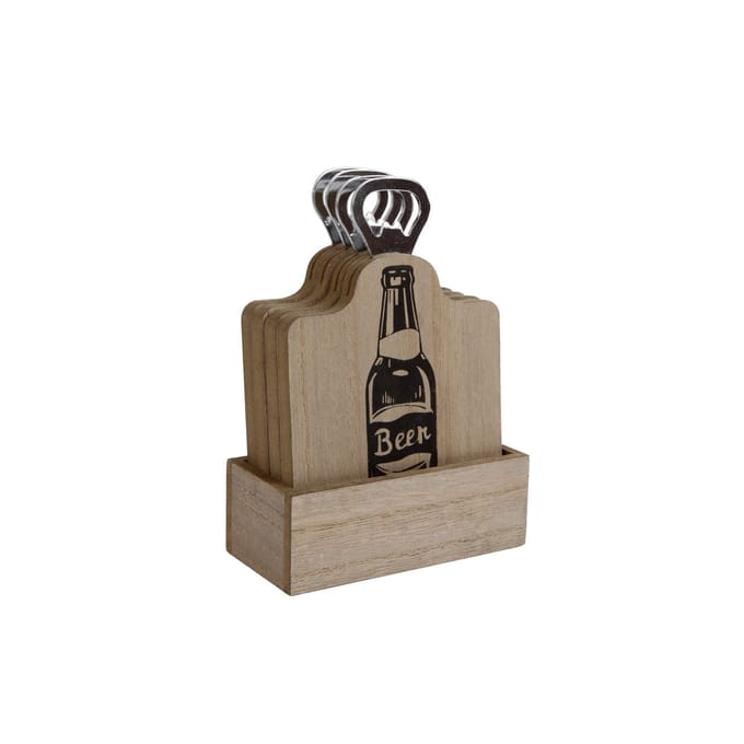 Van Manen Onderzetters 11,5 x 5,5 x 4 cm | Cheers | Set van 4