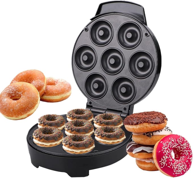 Donut Maker - Bakvorm - Zelf bakken - 7-Gats ontwerp - 227 x 106 cm