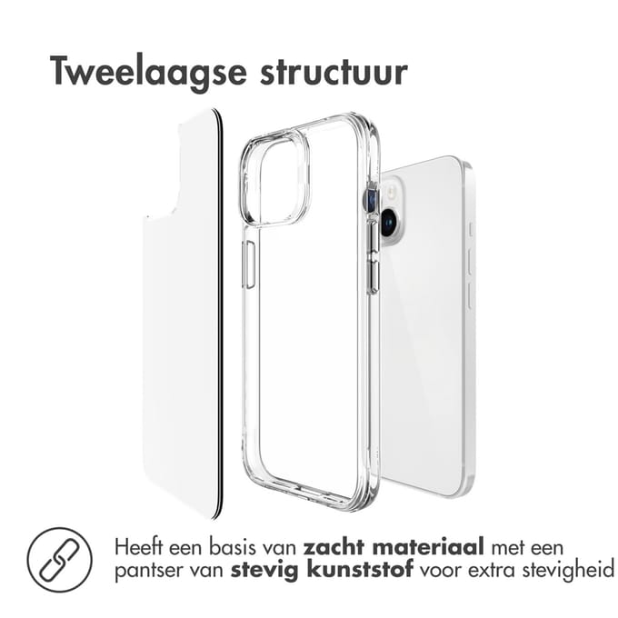 imoshion Hoesje - Geschikt voor Apple iPhone 15 Plus - Case - Transparant