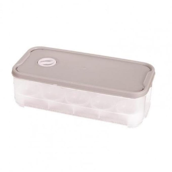 Eierhouder Voedselopbergcontainer Koelkast Eieropbergdoos Eier Plastic Dispenser Luchtdicht Vershoudgereedschap blauw