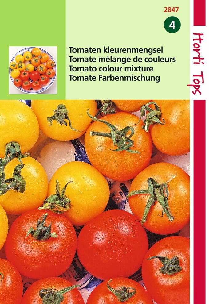 2 stuks - Hortitops - Tomaten Drie Kleuren Mengsel
