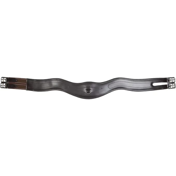 Saddle strap voor paard van gebogen leer HKM Anatomic