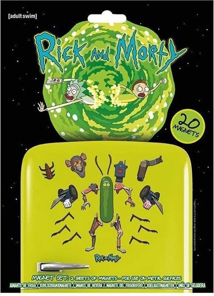 Rick and Morty Weaponize the Pickle Magneten Set