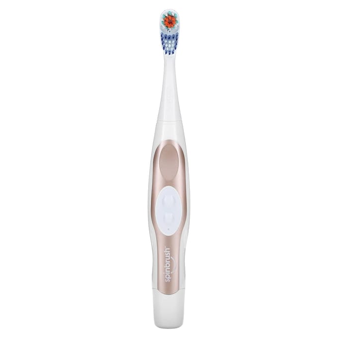 Pro+ Extra Blanc, Brosse à Dents Électrique, Souple, 1 Brosse à Dents orange