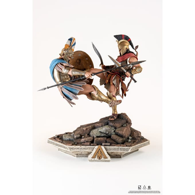 PureArts Assassin's Creed - Figuur - Spartan Kick Alexios Diorama 1/6