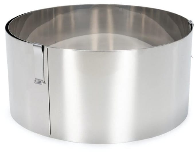 Patisse Taartring Verstelbaar 18-30 Cm Rvs Zilver