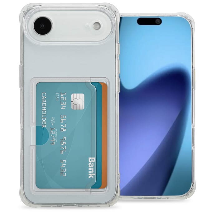 imoshion Softcase Backcover met pasjeshouder voor de Apple iPhone Air - Transparant