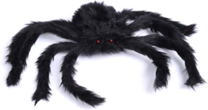 Halloween Decoratie Grote Spin Halloween Versiering Tafeldecoratie Halloween Nep Spin XL - 30 Cm
