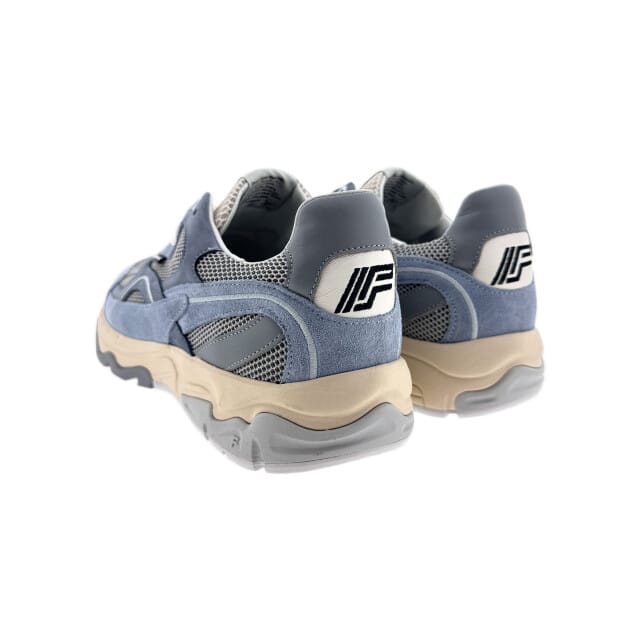Floris Van Bommel Sfm-10258 De Rezer Sneakers - Suède - Heren - Blauw - Maat 43⅓