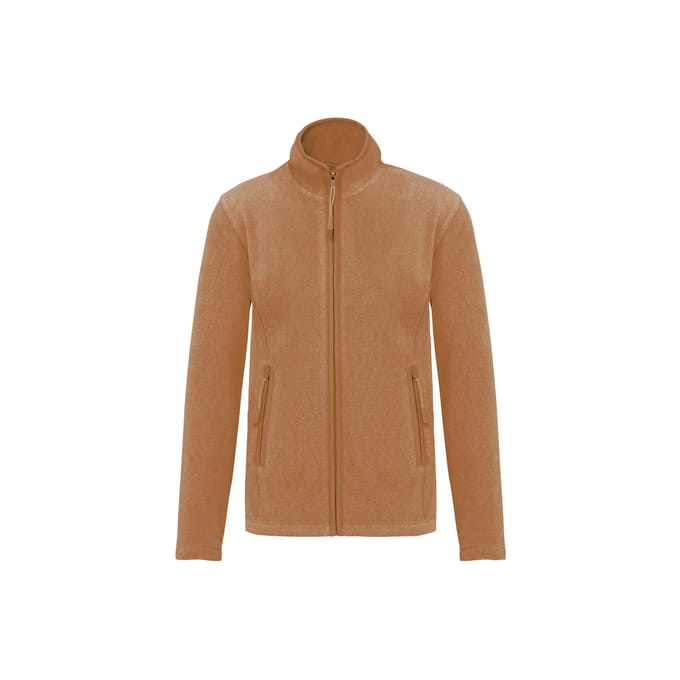 Kariban Microfleece met rits dames K907 - Camel Heather - S