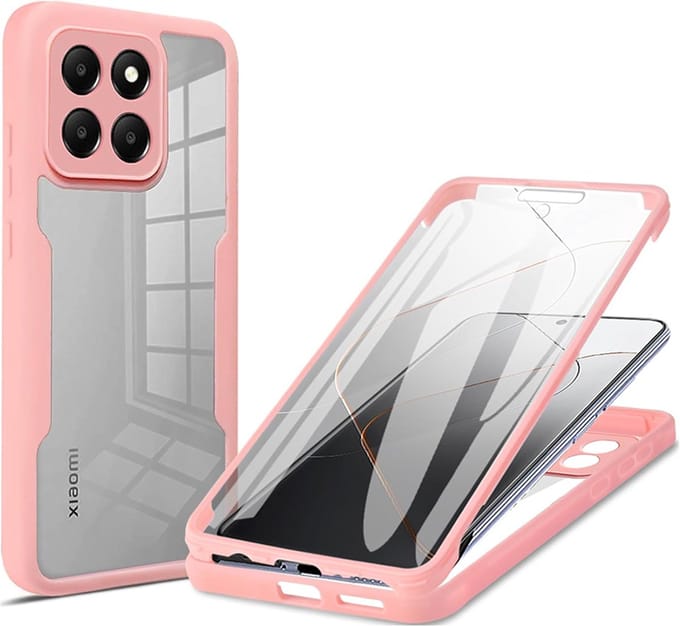 Hoesje geschikt voor Xiaomi 14T - Techsuit ColorVerse 360 Case met Screenprotector - Roze