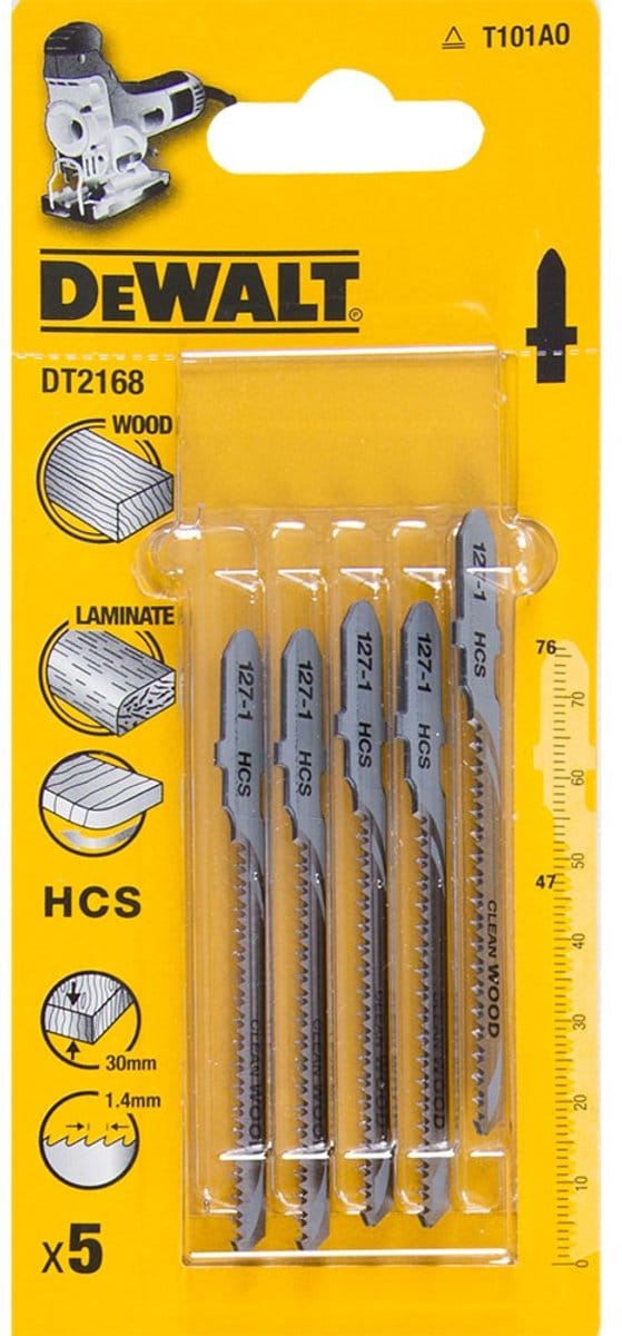 DeWalt DT2168-QZ - Decoupeerzaagblad - 76mm - HCS - T-schacht