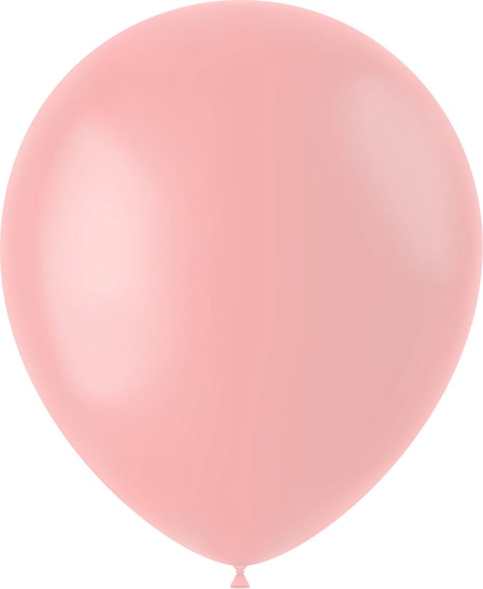 Folat - ballonnen Powder Pink Mat 33 cm - 100 stuks