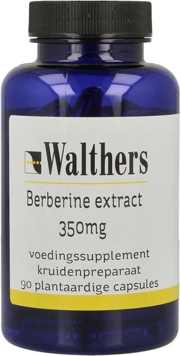 Walthers Berberine extract 350mg 90 Vegetarische capsules