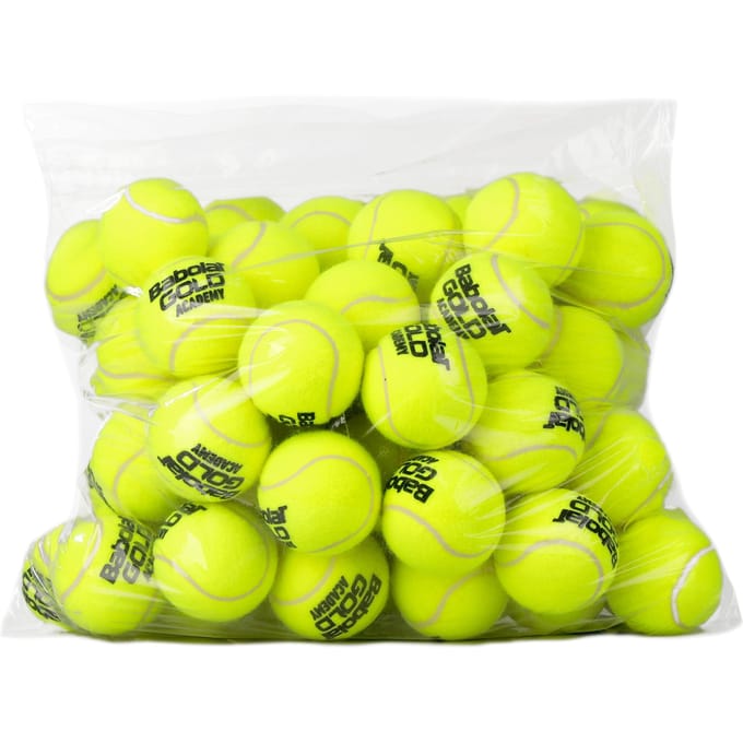 Set van 72 tennisballen Babolat Gold Academy