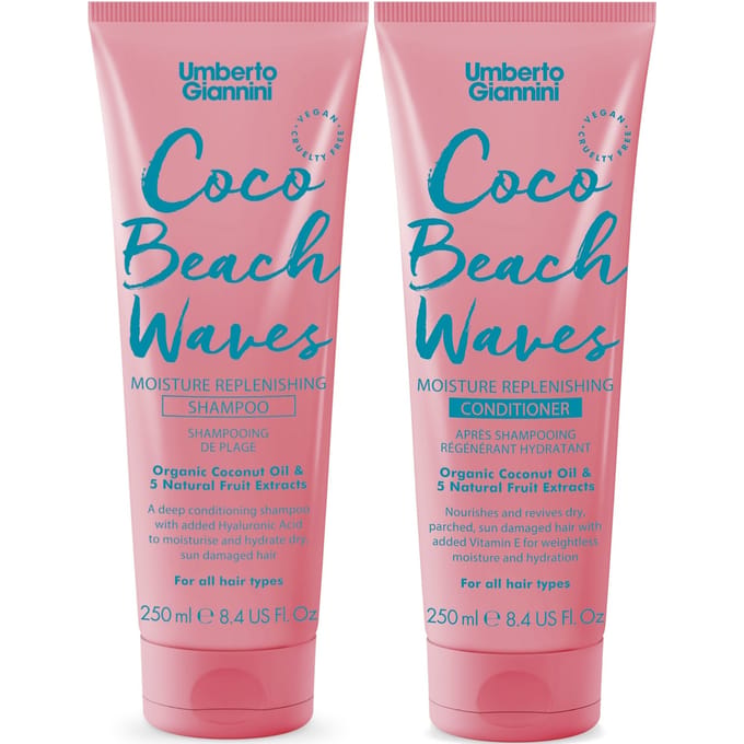 Umberto Giannini Boho strand CoCo Beach Waves Moist.Repl. Conditioner Afzetting & reparatiespoeling Dames 250 ml