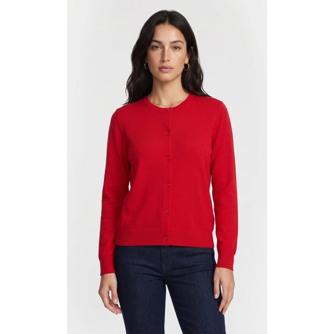 Brooks Brothers Wool Cardigan Red Größe: XS | Cardigans Outlet | Damen | Rot
