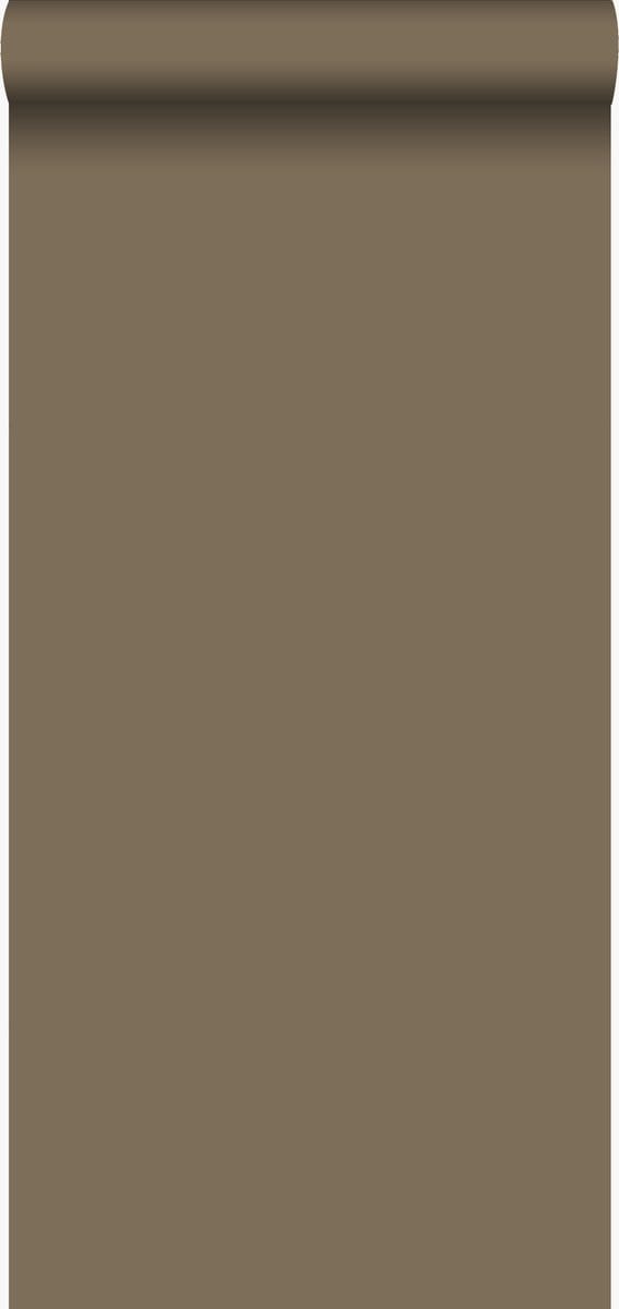 Origin Wallcoverings behang effen glanzend brons - 53 cm x 10.05 m - 345707