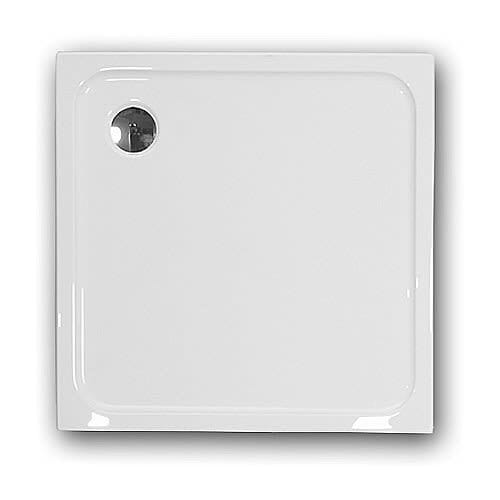Caribia Floorline shower tray 80 x 80 cm incl. foot frame