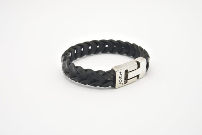 Josh-24728-Armband-Zwart-Heren-22,5cm