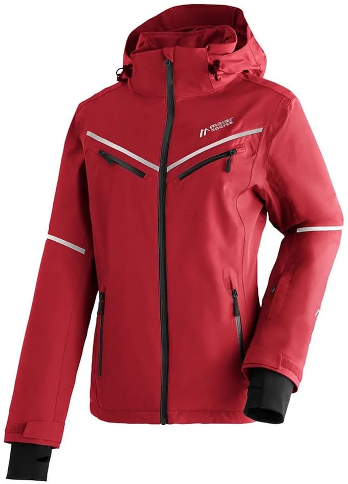 Maier Sports Lunada Jas Rood M-L Vrouw