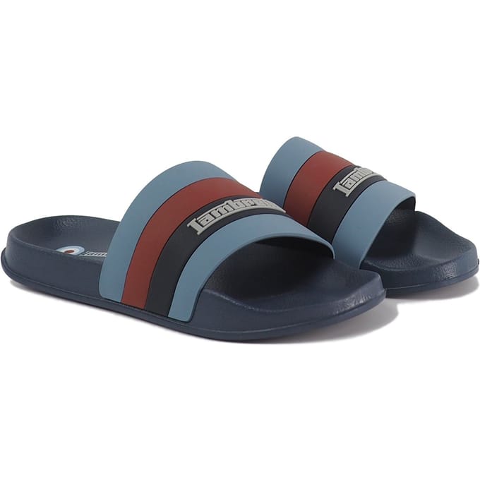 Lambretta Prince Heren Blauwe Slippers