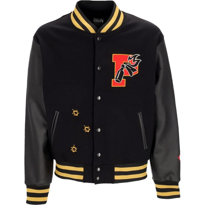 Molotov Varsity zwarte collegejas voor heren