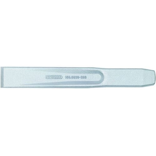 KS Tools Platte beitel, ovaal, 200 x 27 mm, zilver 156.0693