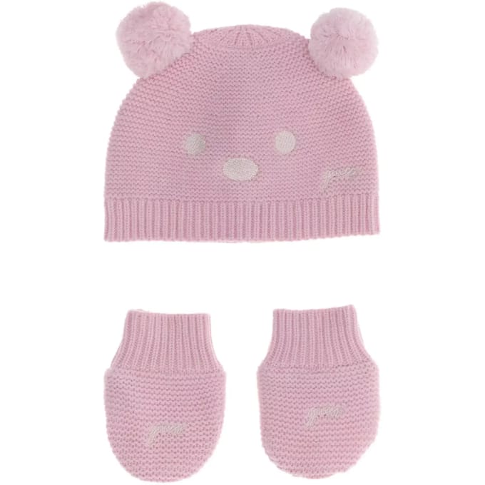 Bobbelmuts met pompon voor babyjongen Guess