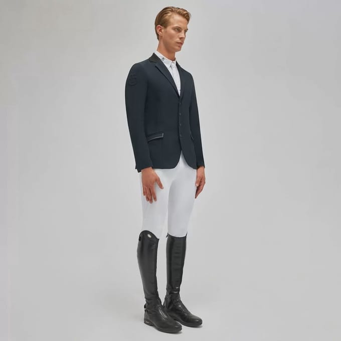 Cavalleria Toscana Heren Lightweight Rits Wedstrijd Jas M Navy