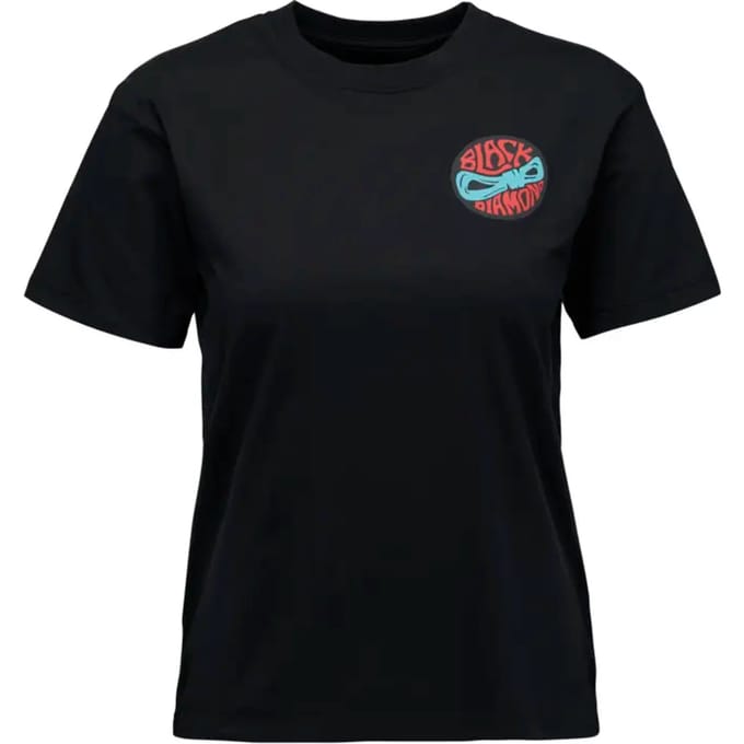 Dames-T-shirt Black Diamond Rope Badge