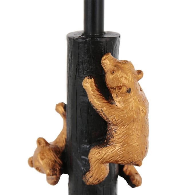 Anne Lighting tafellamp Animaux - zwart - metaal - 20 cm - E27 fitting - 7203ZW