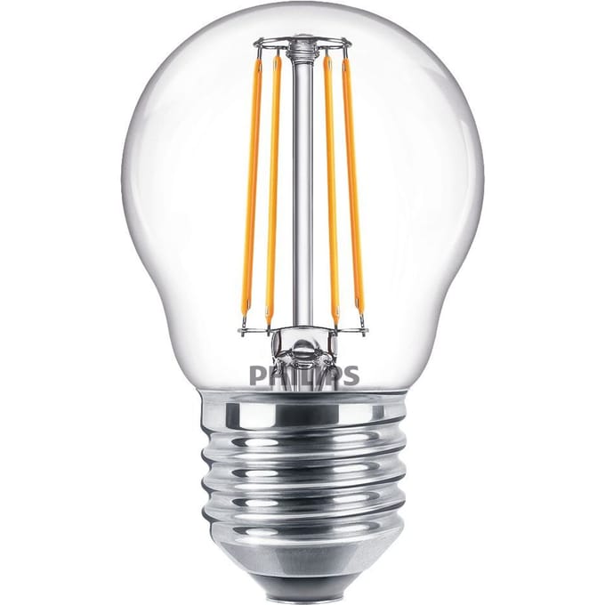 Philips Corepro LEDluster E27 Kogel Filament Helder 4.3W 470lm - 827 Zeer Warm Wit